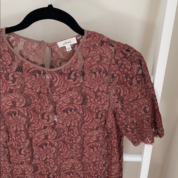 Wilfred Martory Lace Dress (Mauve) - Picture 3 of 3